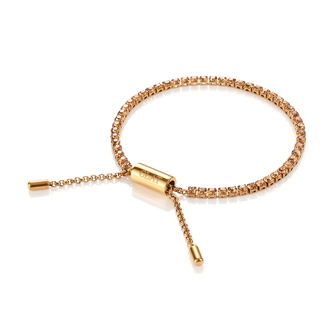 CLÀT Canary Tennis Bracelet - Image 2