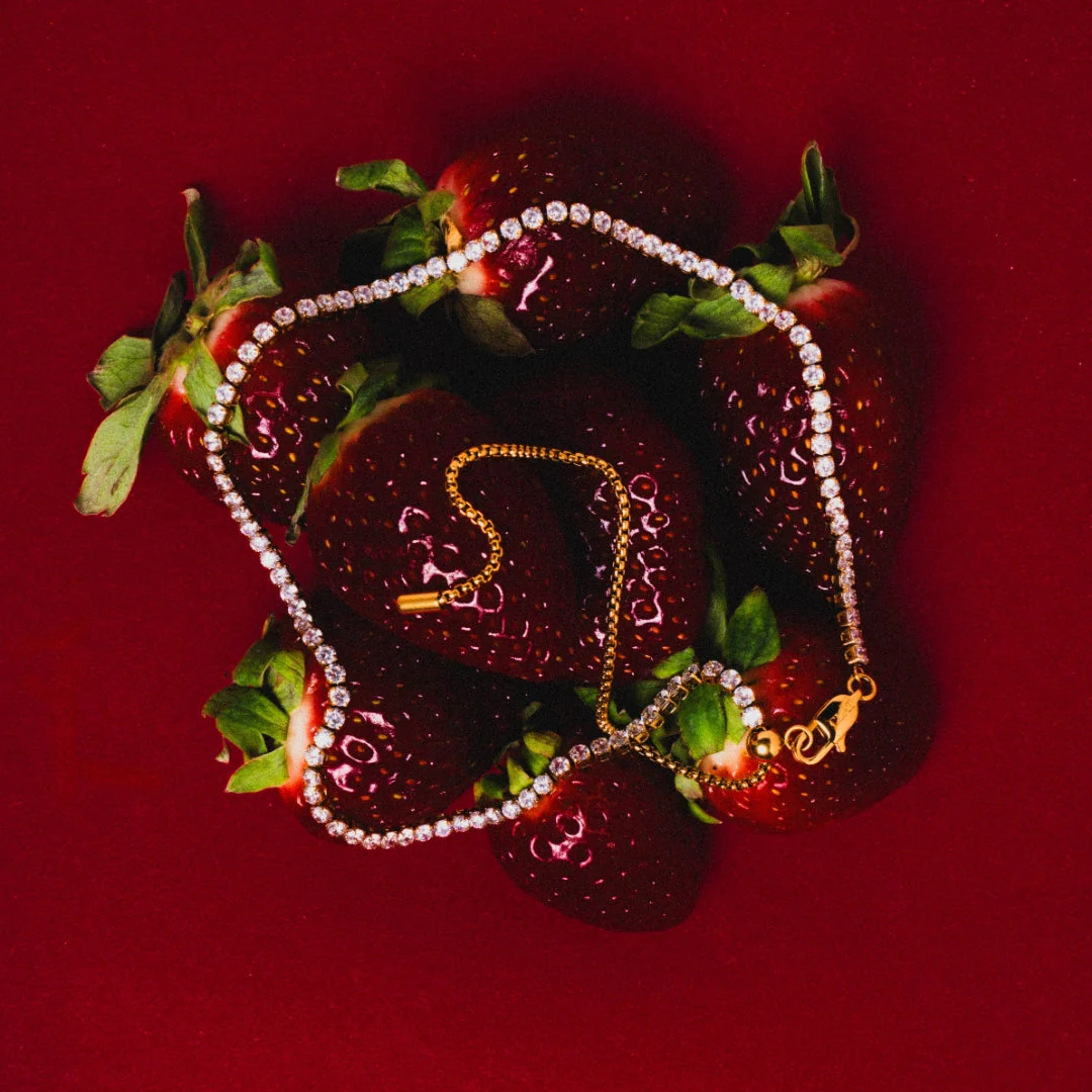 CLÀT Tennis Necklace + Triple Wrap Bracelet - Image 3