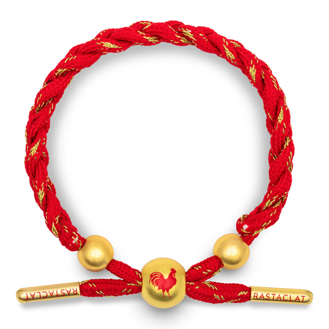 "Rooster" Lunar New Year Braided Bracelet - Image 3