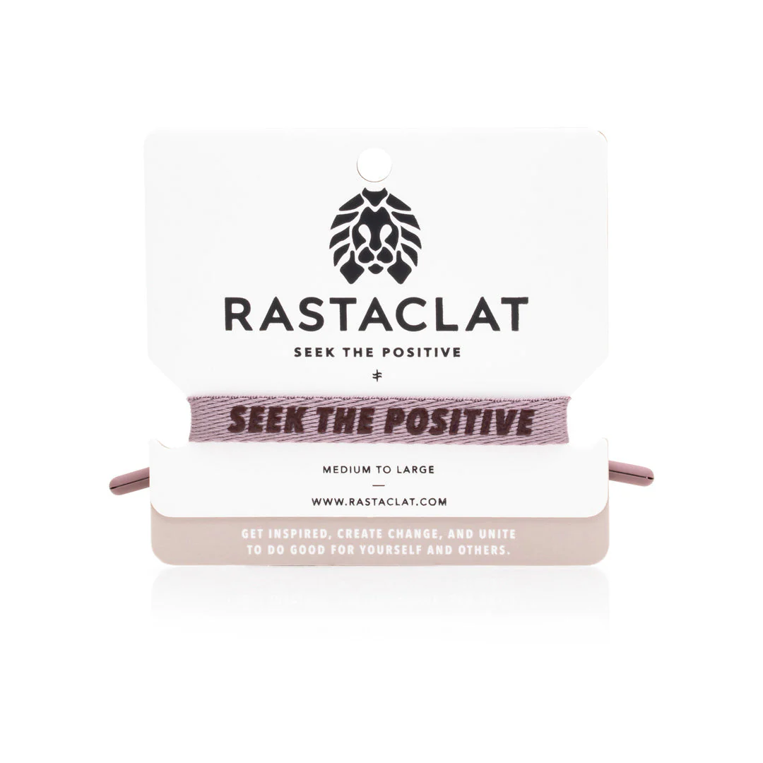 "Seek the Positive" Printed Single Lace Bracelet - Image 7