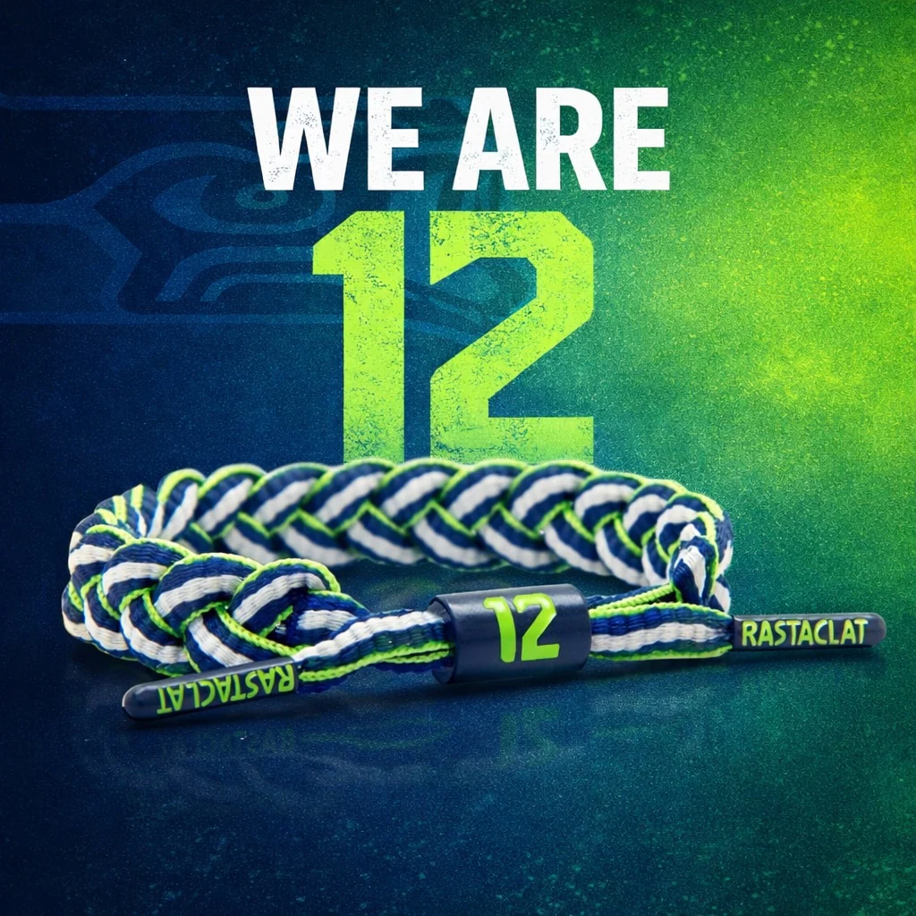 "Seattle Seahawks" 12th Man Bracelet - Image 2