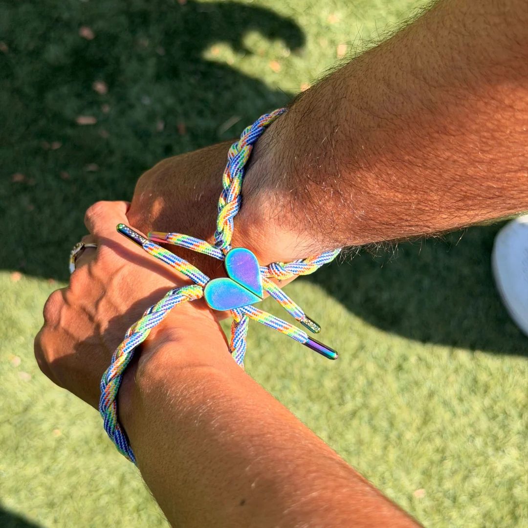 "Spectrum" Magnetic Heart Bracelet Set - Image 2