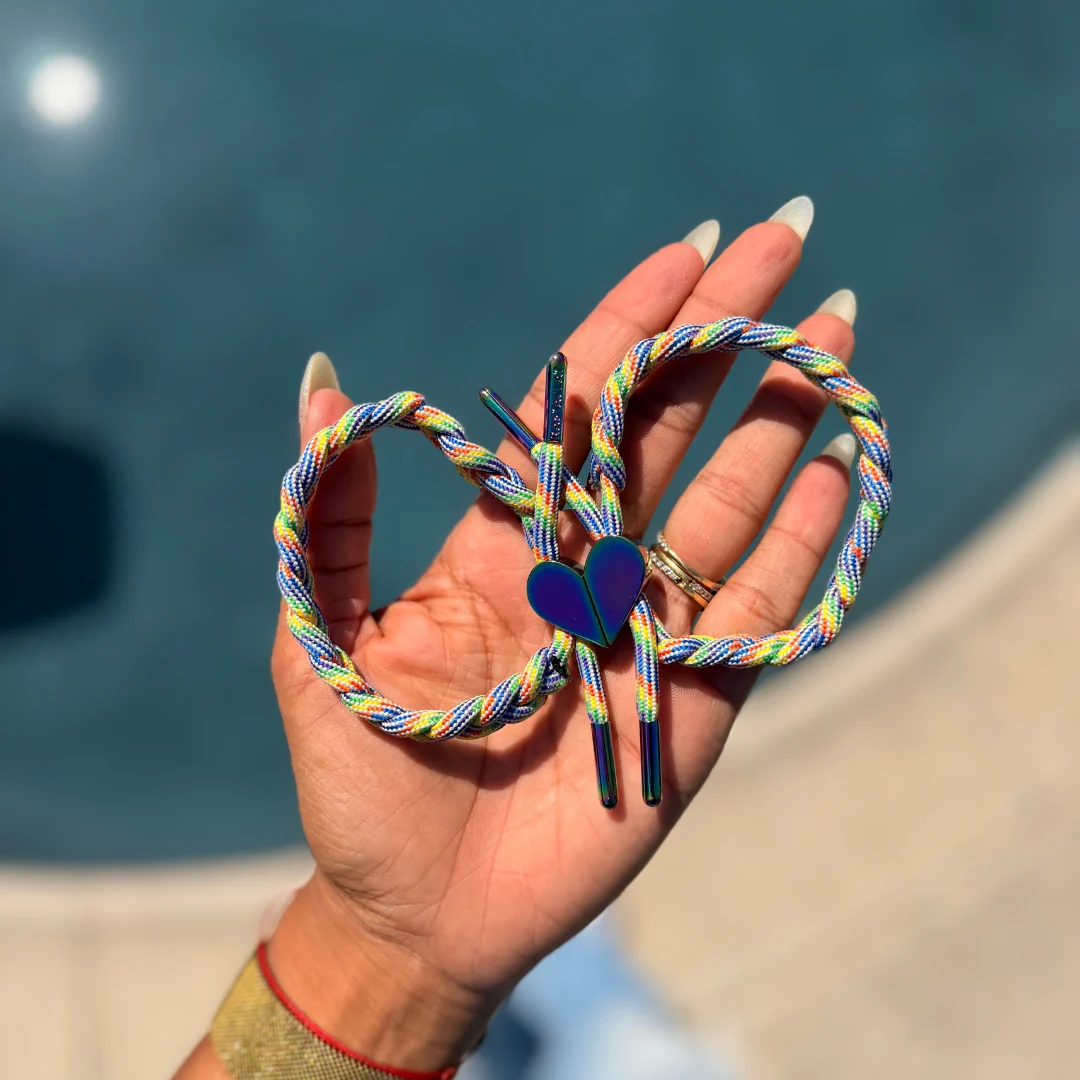 "Spectrum" Magnetic Heart Bracelet Set - Image 3
