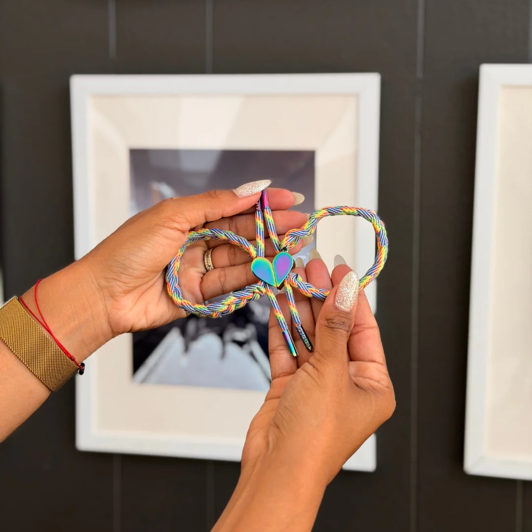 "Spectrum" Magnetic Heart Bracelet Set - Image 4