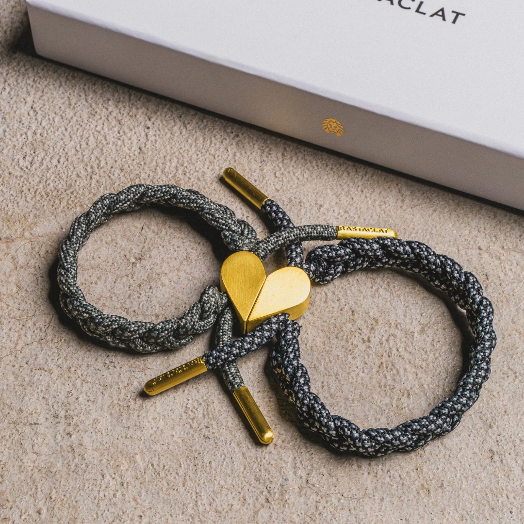 "Tactical" Magnetic Heart Bracelet Set - Image 2