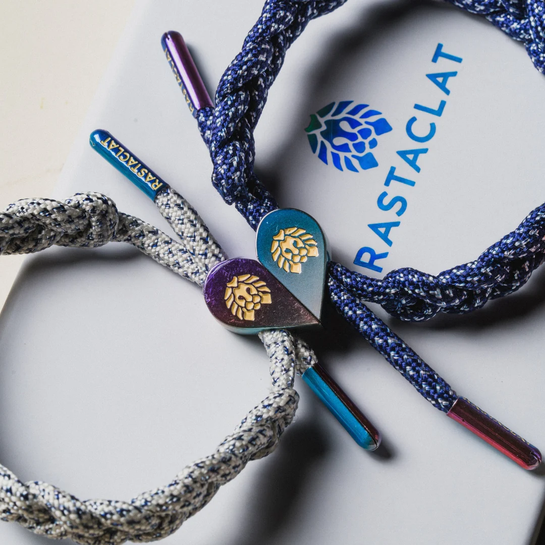 "Ultra Violets" Magnetic Heart Bracelet Set - Image 3
